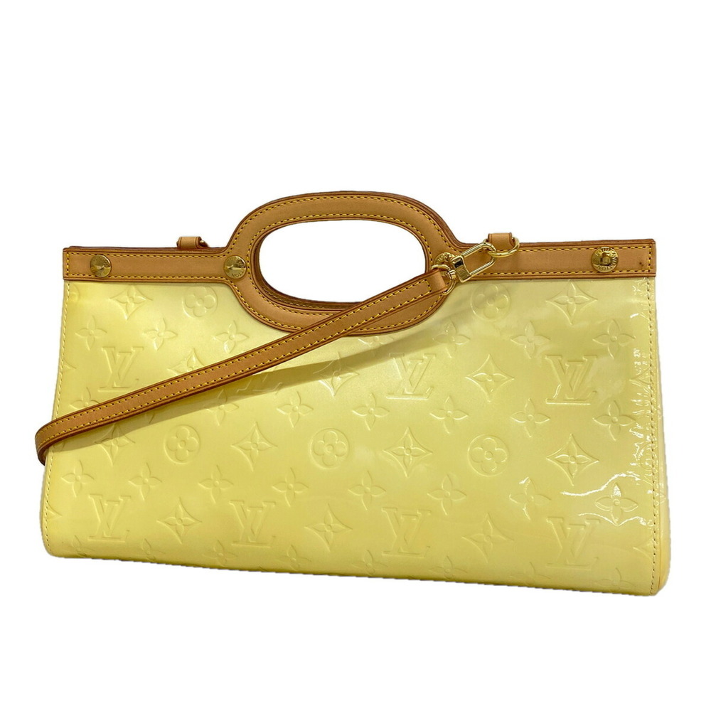 Louis Vuitton Vernis Roxbury Drive M91374 Perle 2-way handbag for women